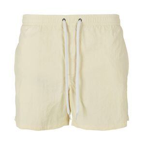 Build Your Brand Mens Swim Shorts / Light Yellow